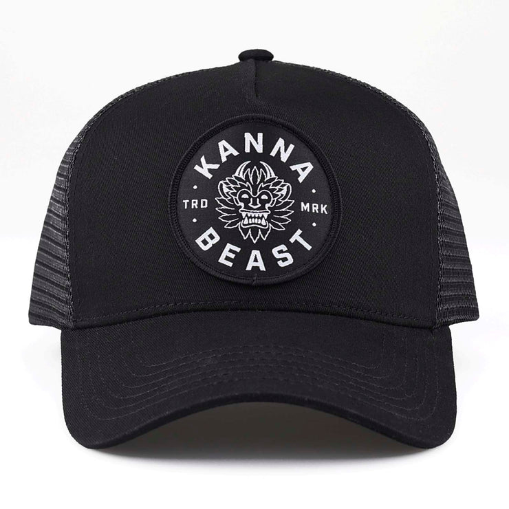 Kanna Beast Trucker Hat Black